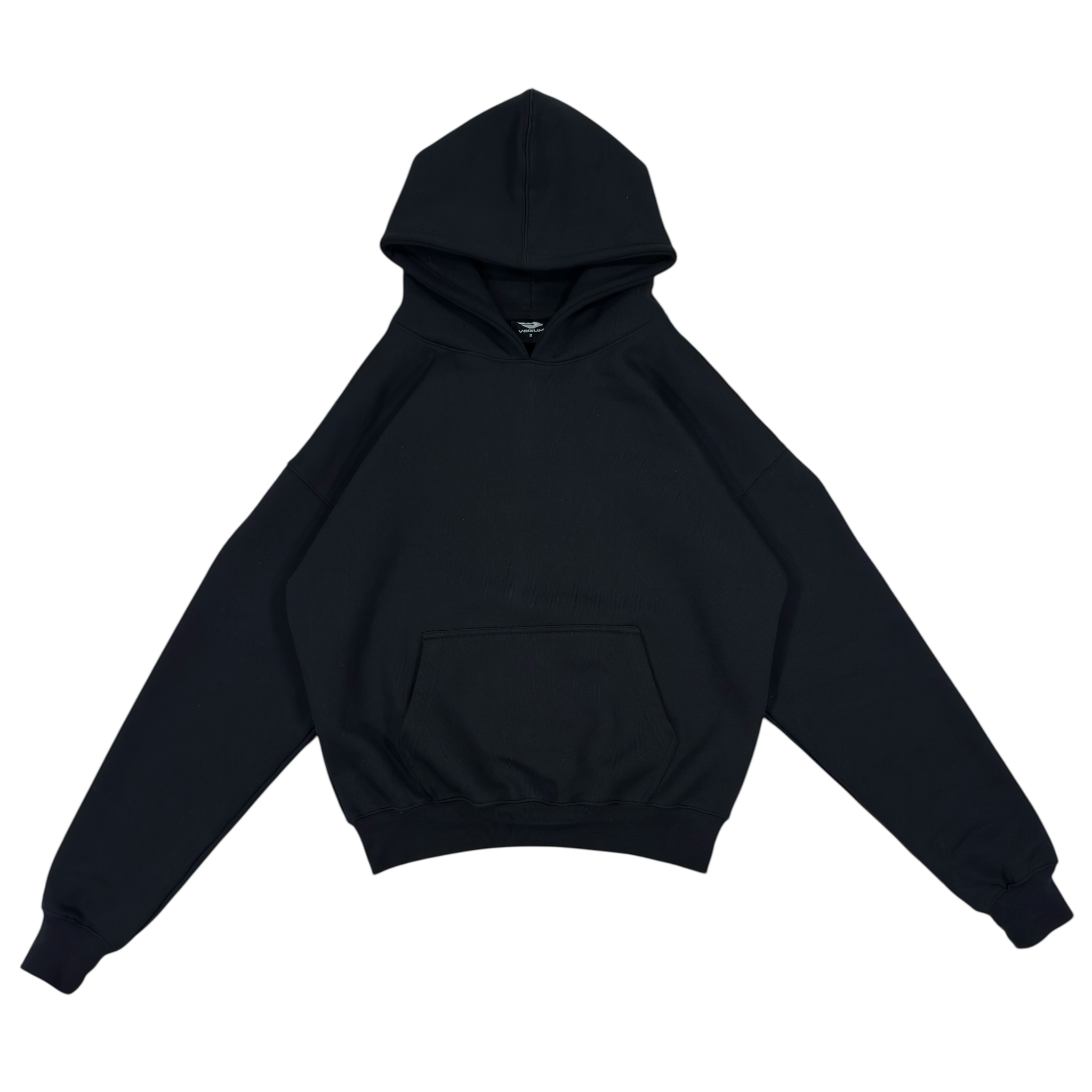 001 HOODIE BLACK