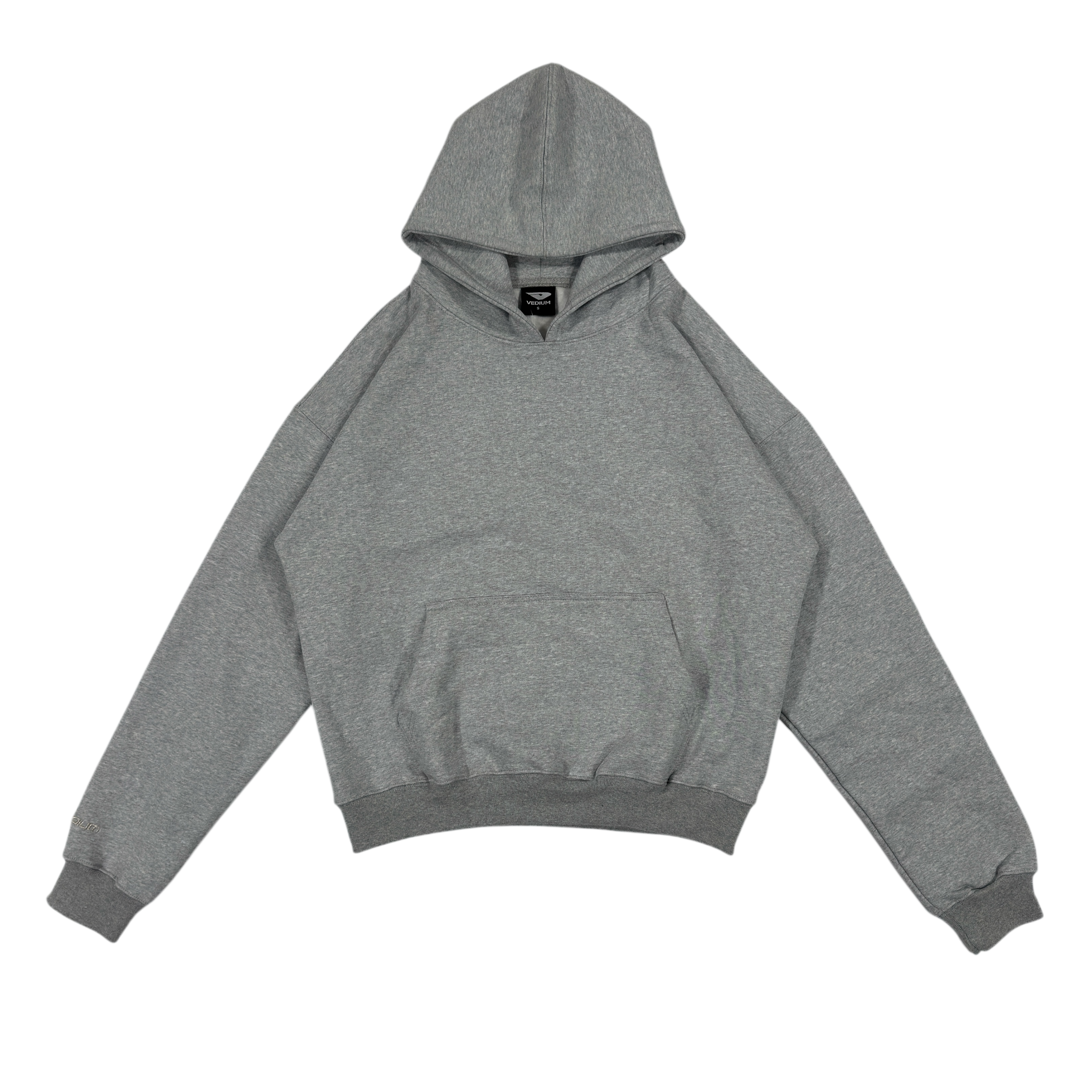 001 HOODIE SILVER