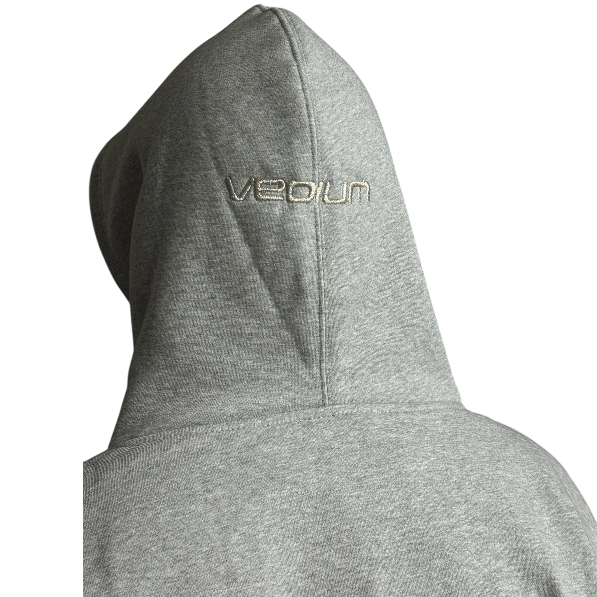 001 HOODIE SILVER